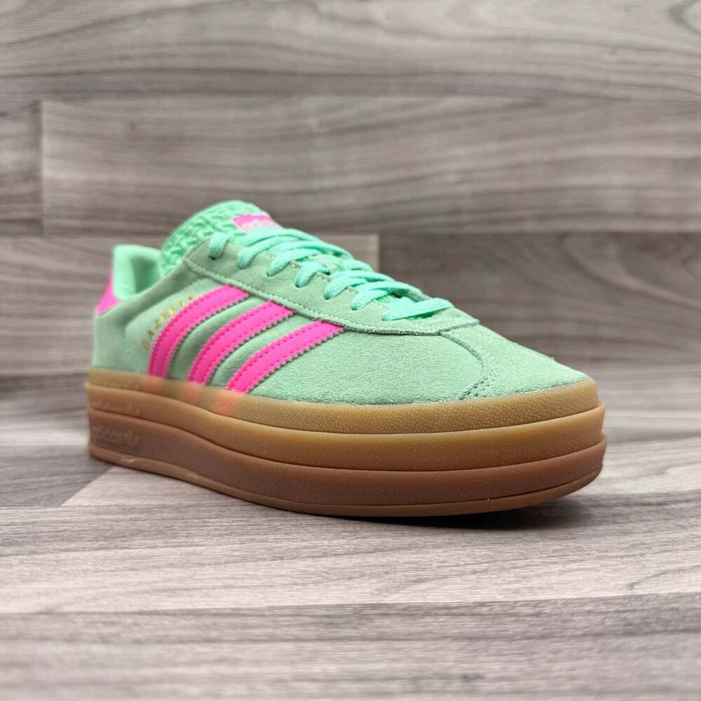 Adidas Gazelle Bold Pulse Mint Pink Sneakers